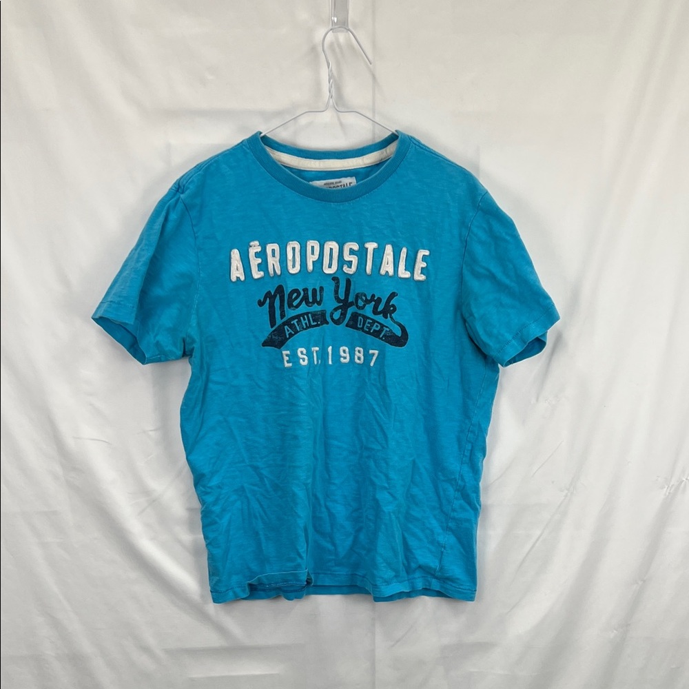 Aeropostale - Men’s Shirt - Large - Circa 2010’s - Bright Blue